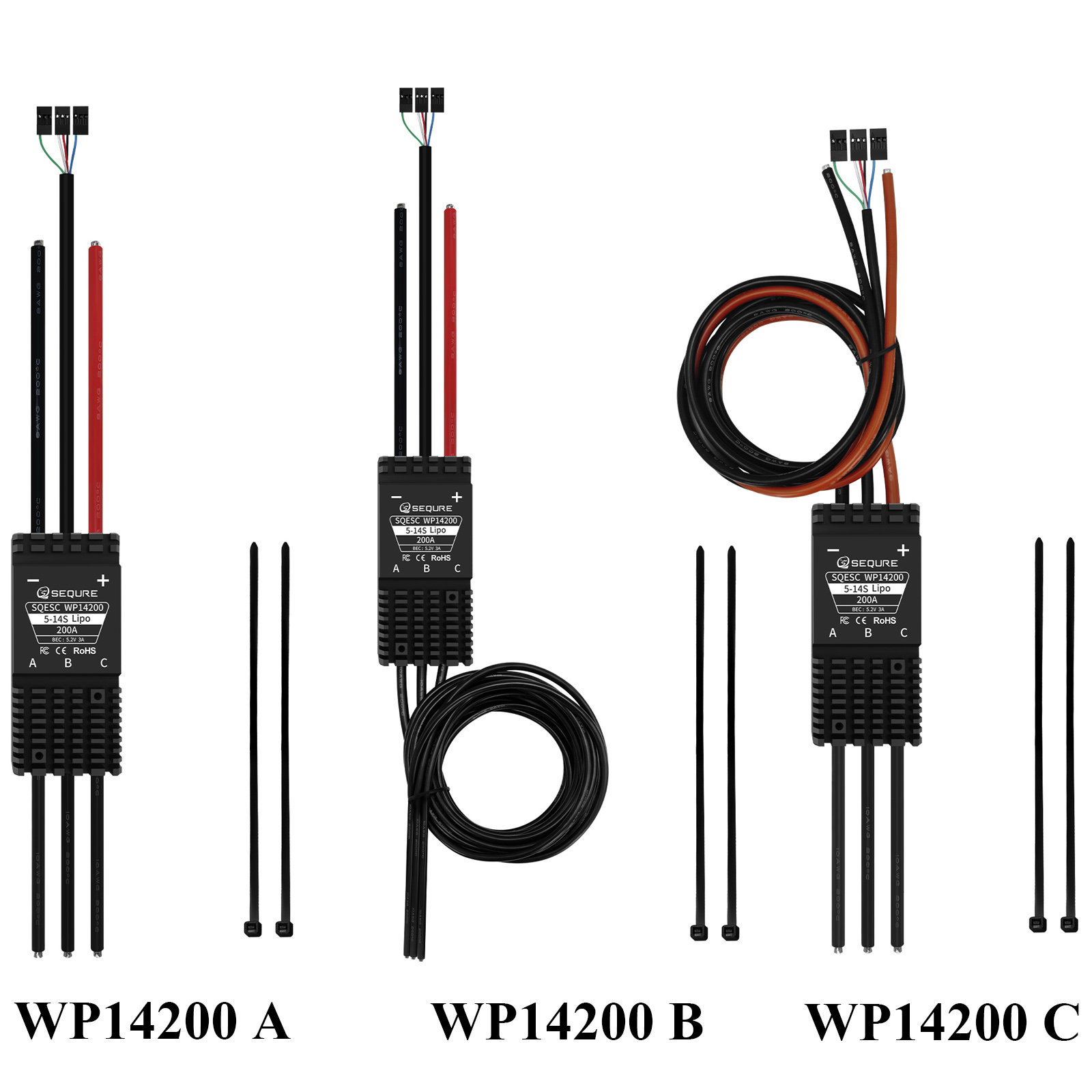 Rc Hobby Wire - SEQURE WP14200 IP68 Tahan Air Brushless
