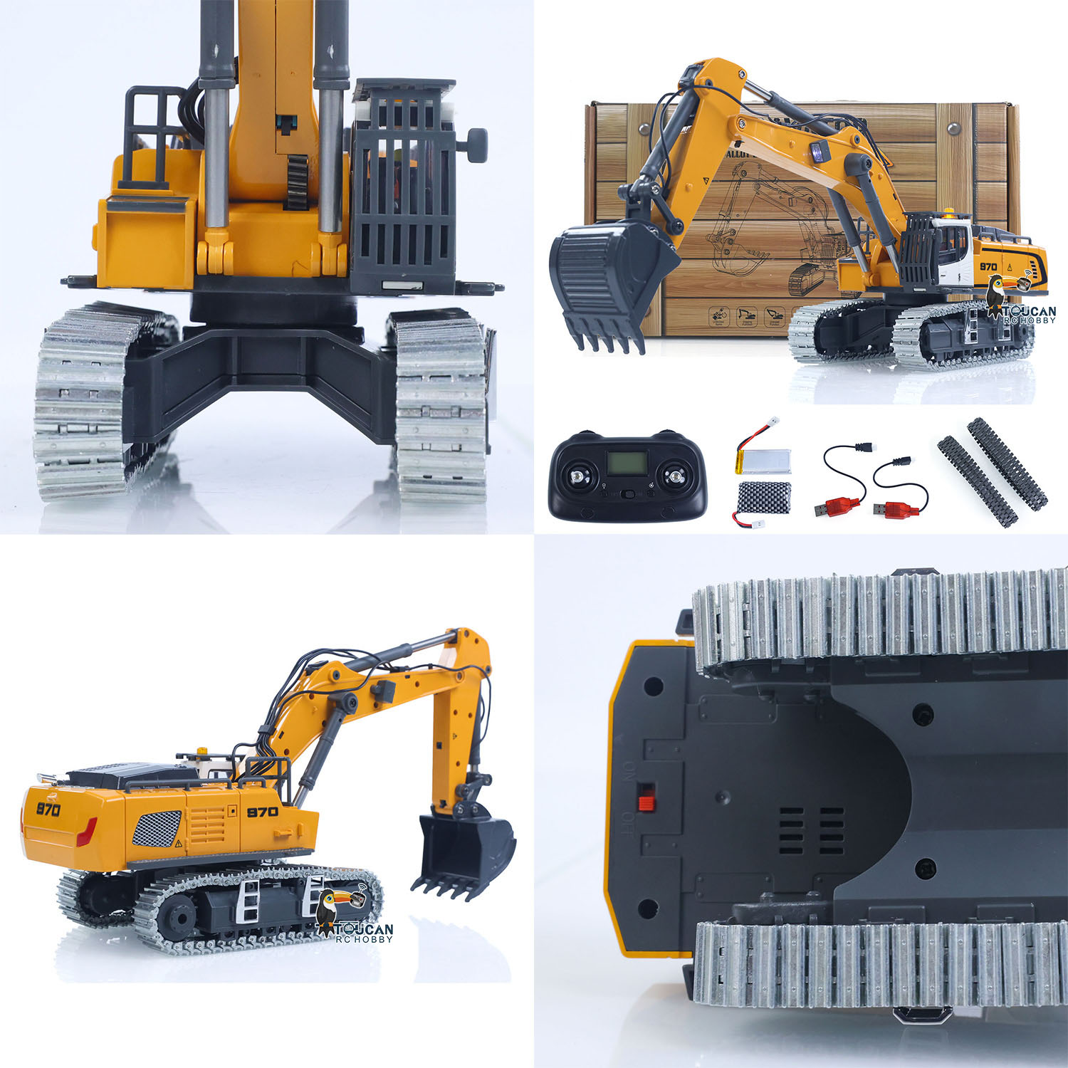 Rc Excavator Hydraulic - Hadiah Mini 1/50 RTR 970 RC