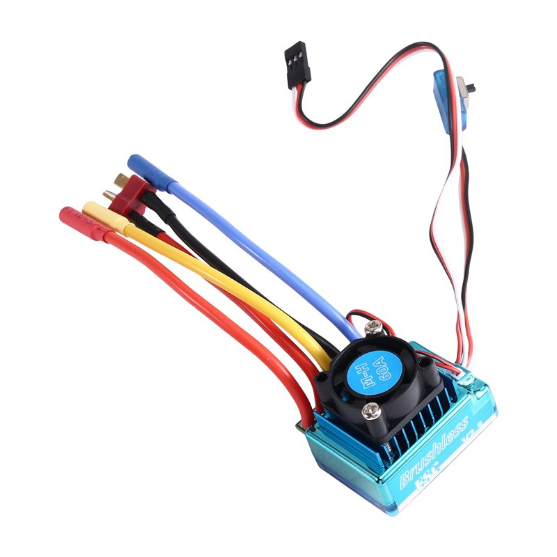 Brushless Motor 3650 - MACH-60A Pengendali Kecepatan ESC Tanpa Sikat