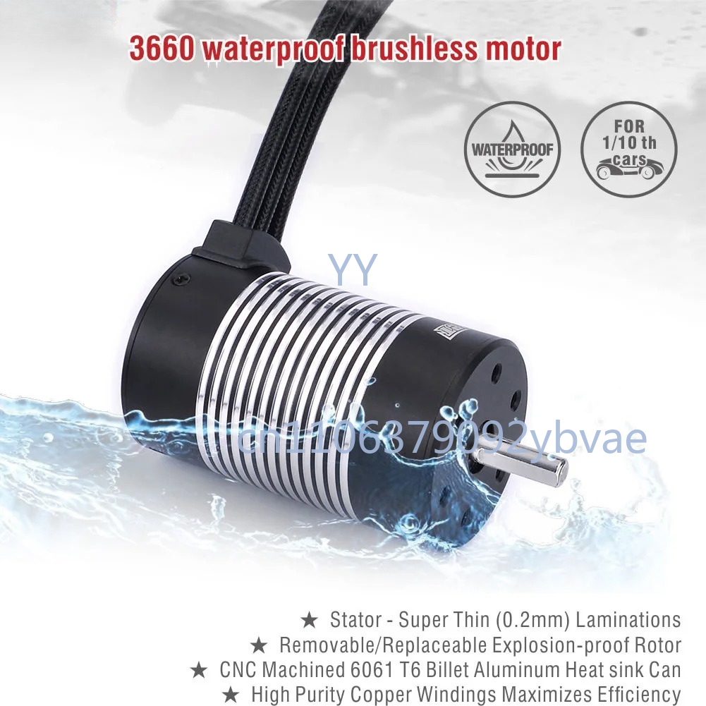 Brushless Motor 3650 - Motor Tanpa Sikat Tahan Air 3650