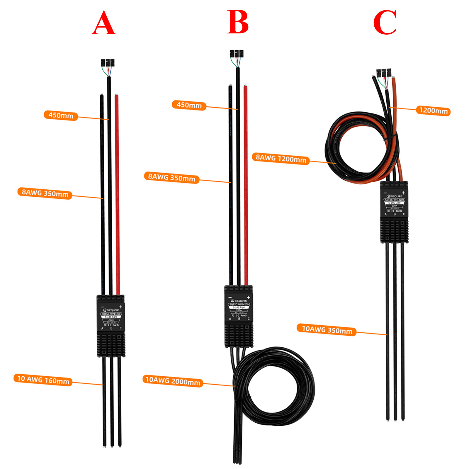 SEQURE WP14200 IP68 Tahan Air  - Rc Hobby Wire ulasan dan harga