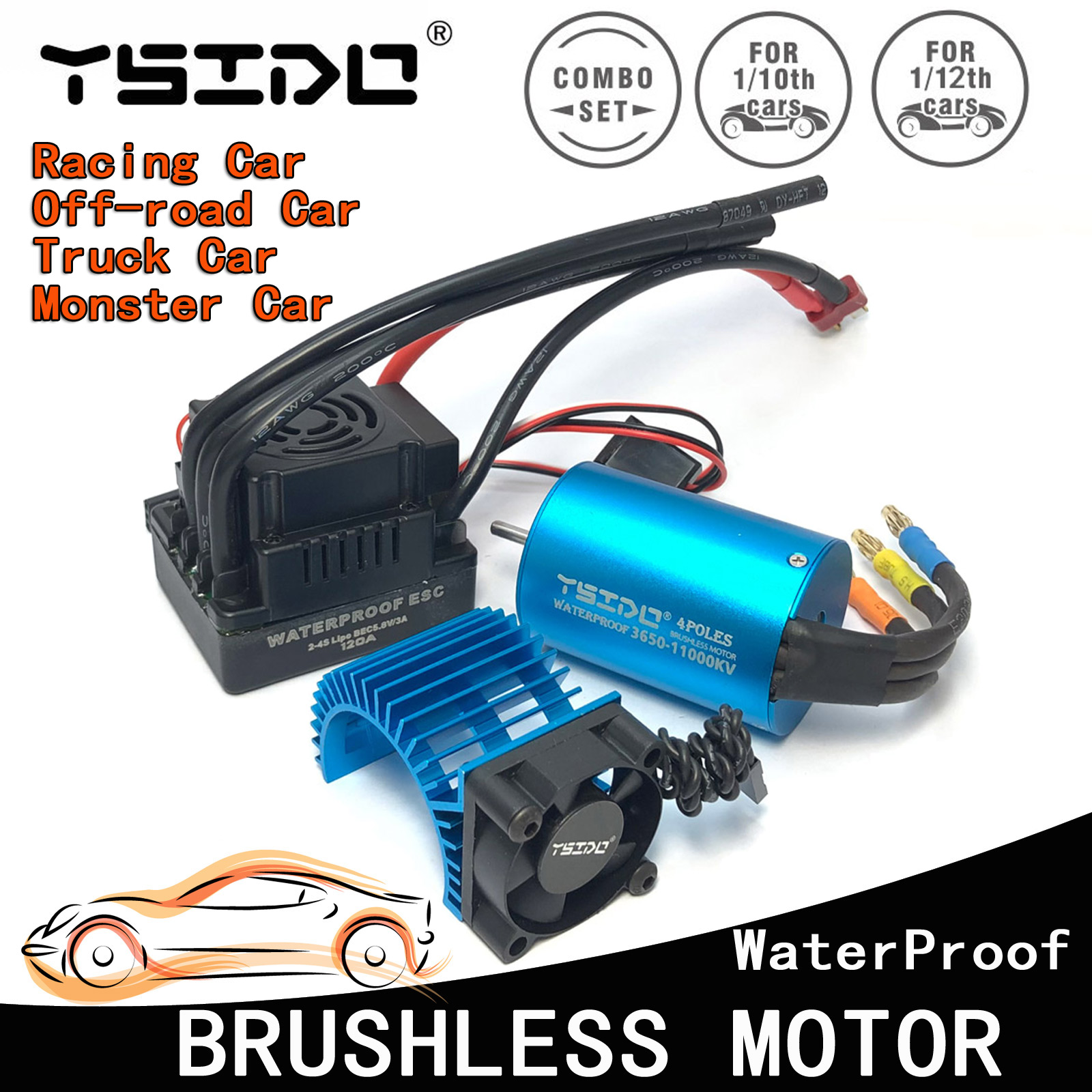 YSIDO 3650 3600KV 5400KV 9500K - Brushless Motor 3650 ulasan dan harga
