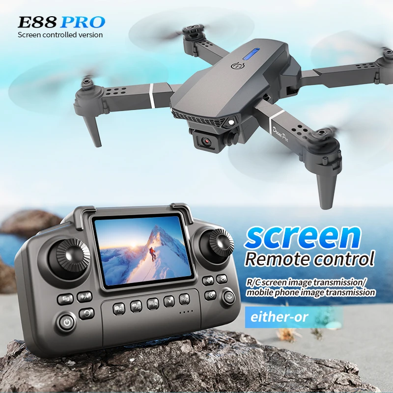 Drone E88 PRO Profesional deng - Rc Hobby Wire ulasan dan harga