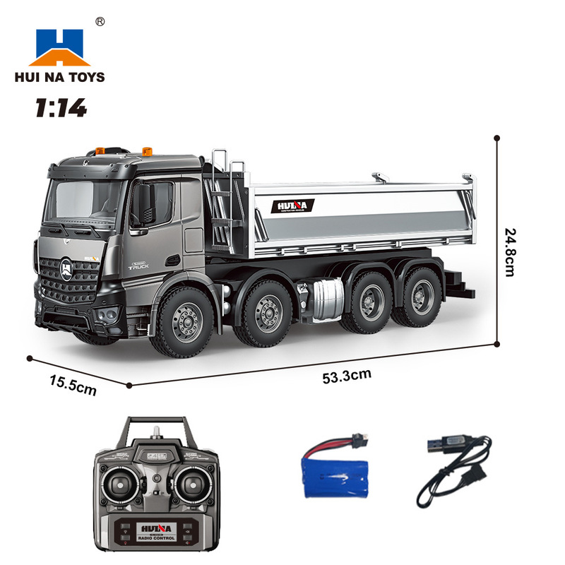 Truk Pengaduk Beton Mainan Hui - Rc Excavator Hydraulic ulasan dan harga