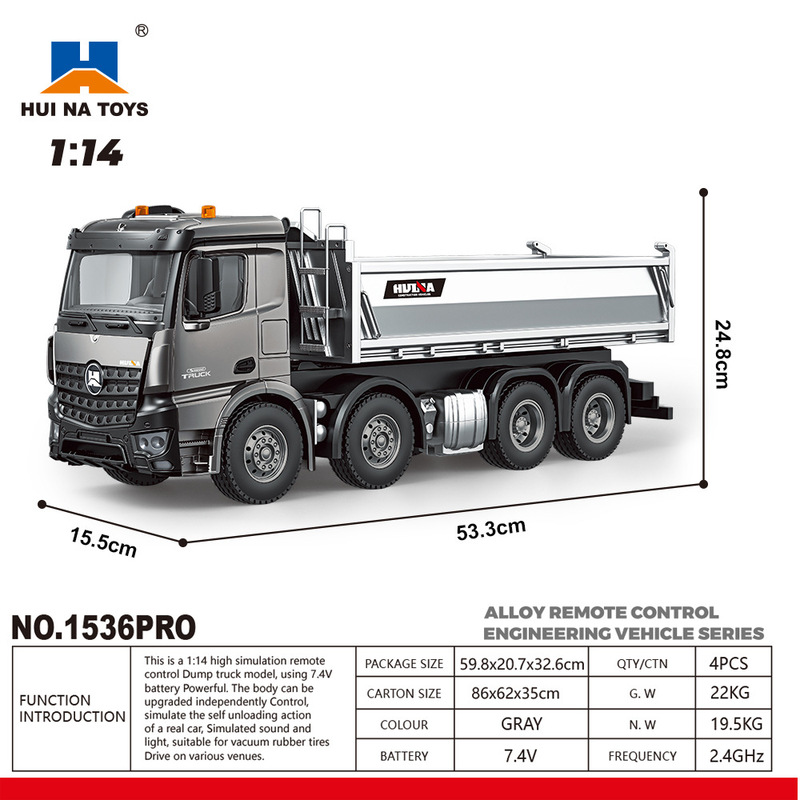 Truk Pengaduk Beton Mainan Hui - Rc Excavator Hydraulic ulasan dan harga