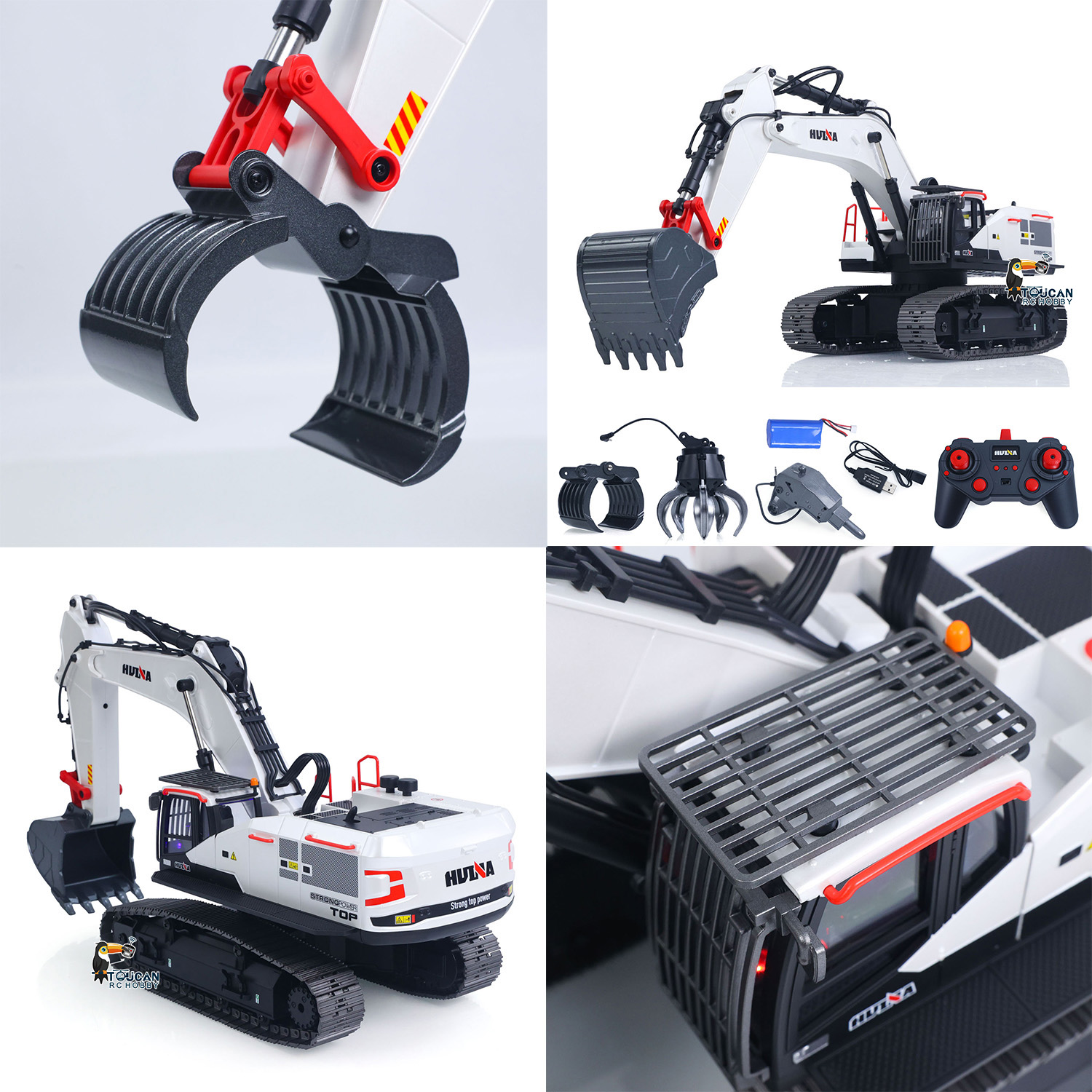 RC Excavator 1/14 HUINA Truk L - Rc Excavator Hydraulic ulasan dan harga