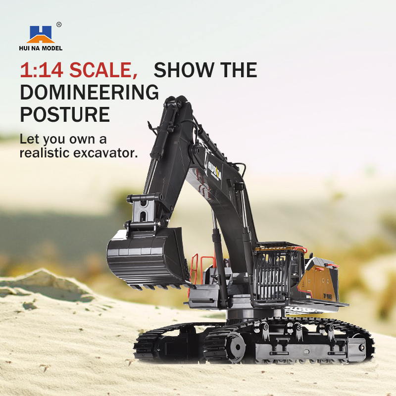 HUINA mobil mainan untuk anak  - Rc Excavator Hydraulic ulasan dan harga