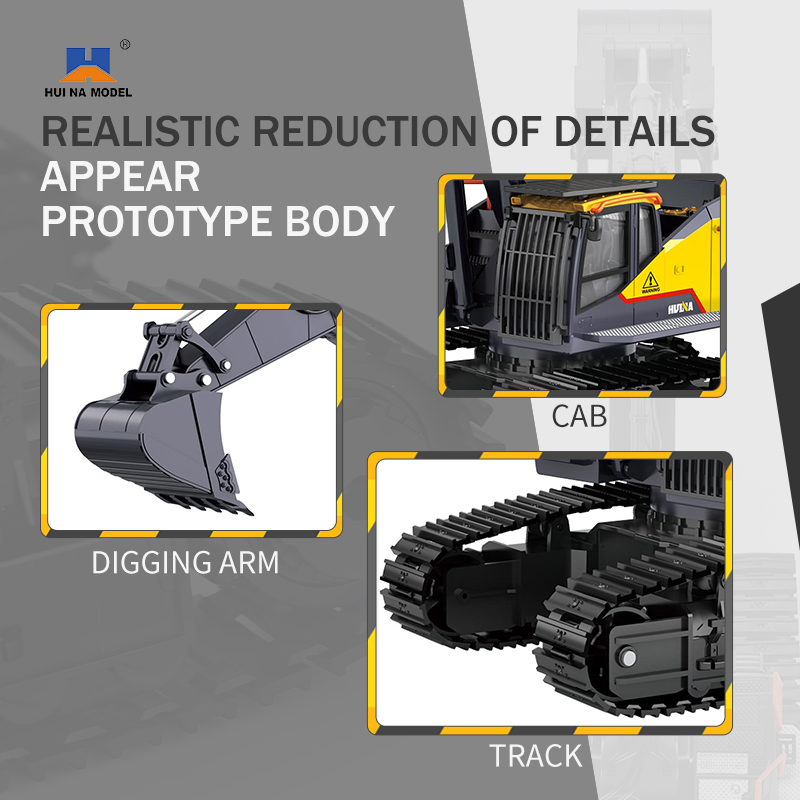HUINA mobil mainan untuk anak  - Rc Excavator Hydraulic ulasan dan harga