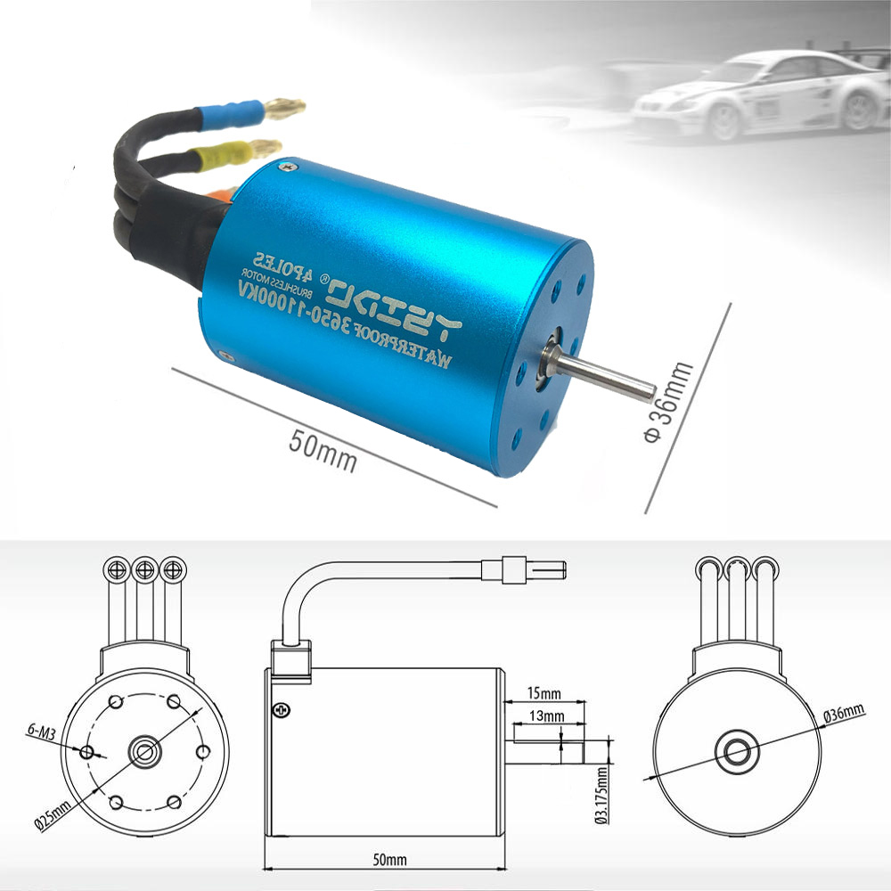Motor Brushless YSIDO 3650 60A - Brushless Motor 3650 ulasan dan harga