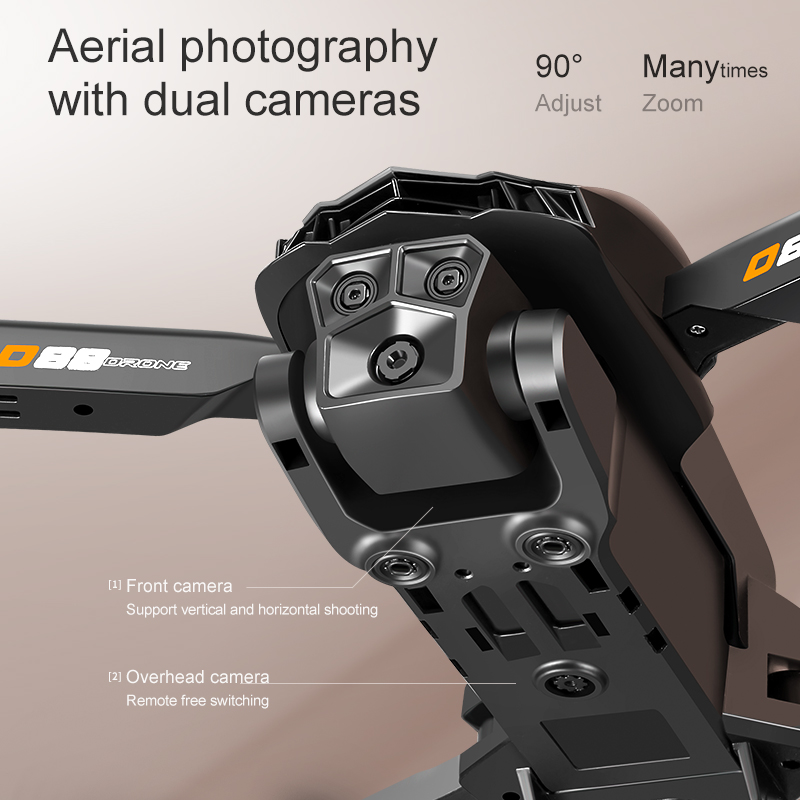 Drone D88 Baru 8K Optical Flow - Rc Hobby Wholesale ulasan dan harga