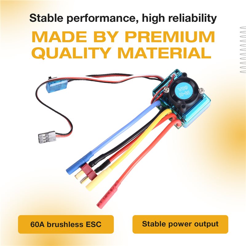 MACH-60A Pengendali Kecepatan  - Brushless Motor 3650 ulasan dan harga