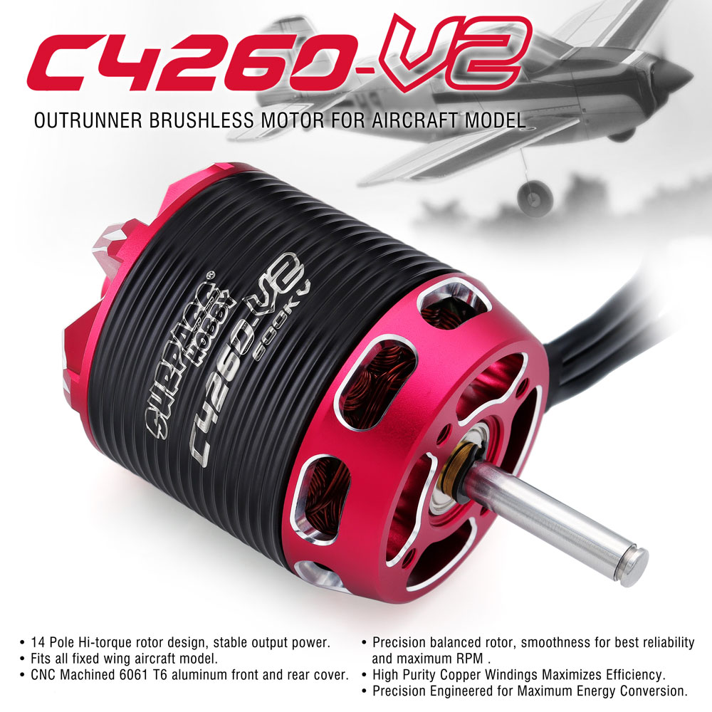 SURPASS HOBBY C4240 750KV/850K - Rc Hobby Motors ulasan dan harga