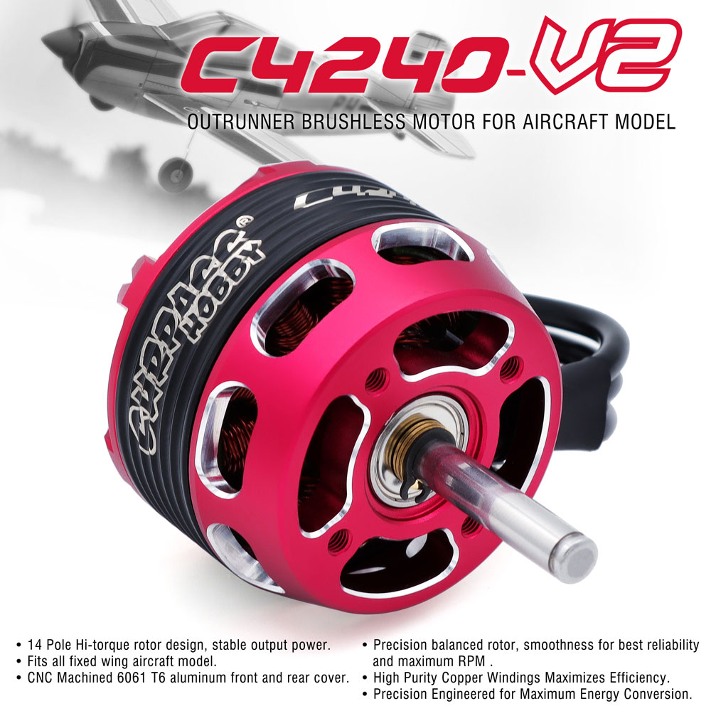 SURPASS HOBBY C4240 750KV/850K - Rc Hobby Motors ulasan dan harga