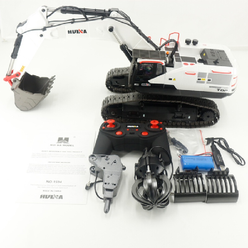 Huiner 1594 1/14 2.4GHz RC Sim - Rc Excavator Hydraulic ulasan dan harga