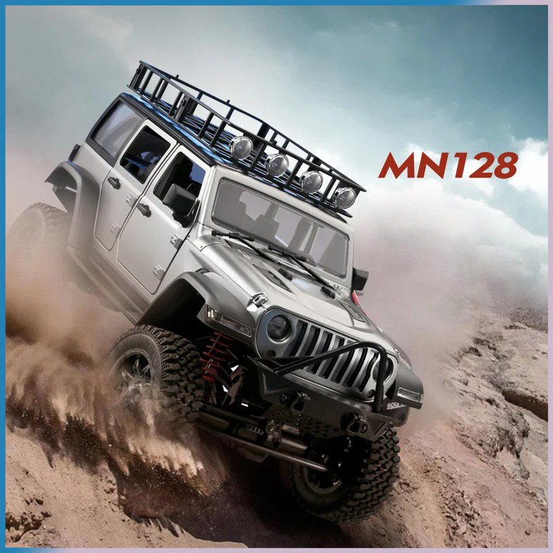 Mobil RC Crawler 4x4 MN128 2.4 - Rc Hobby Nook ulasan dan harga