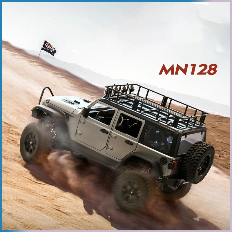 Mobil RC Crawler 4x4 MN128 2.4 - Rc Hobby Nook ulasan dan harga