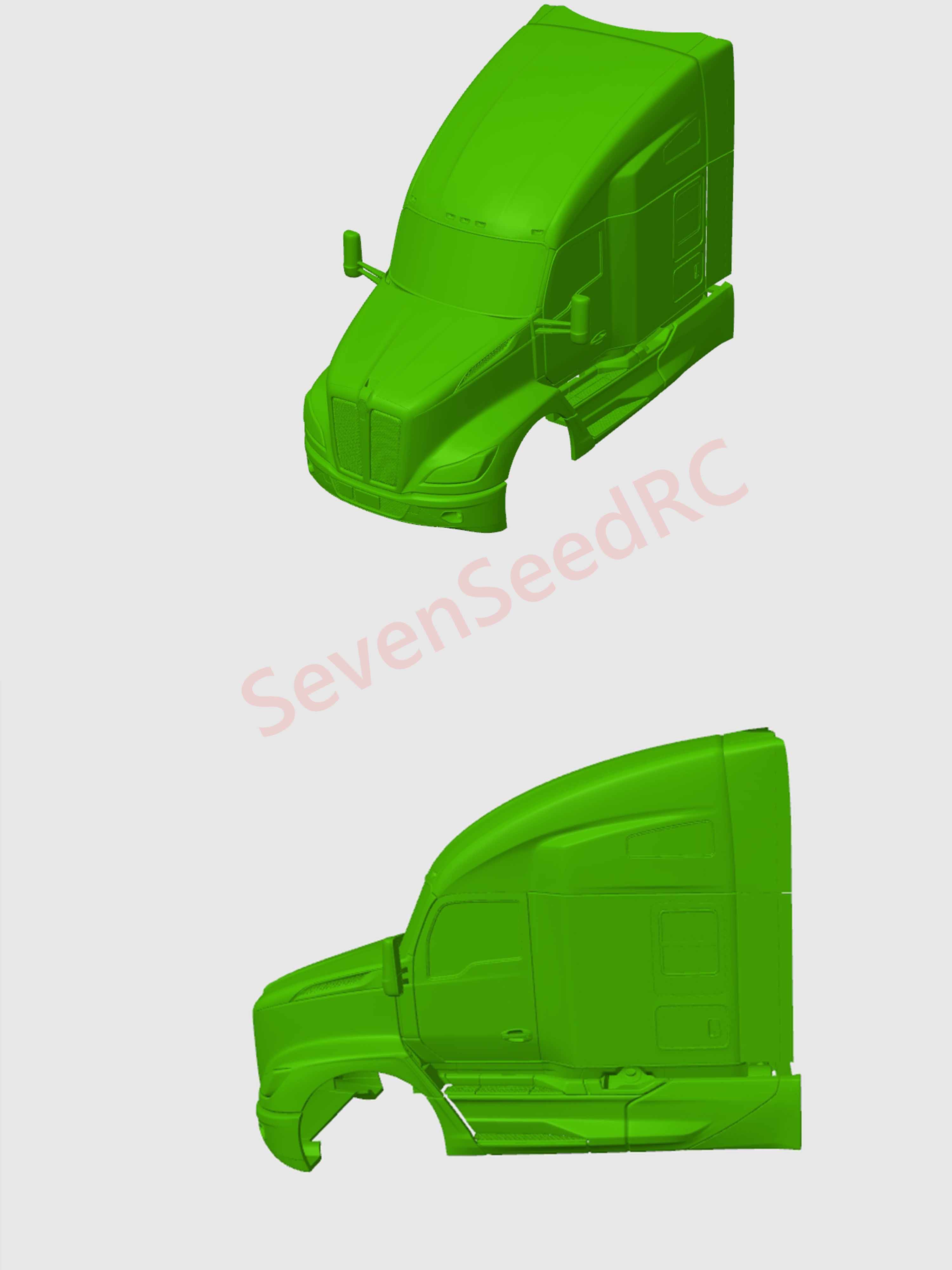 Truk Cetak 3d KENWORTH T680 NG - Rc Excavator Hydraulic ulasan dan harga