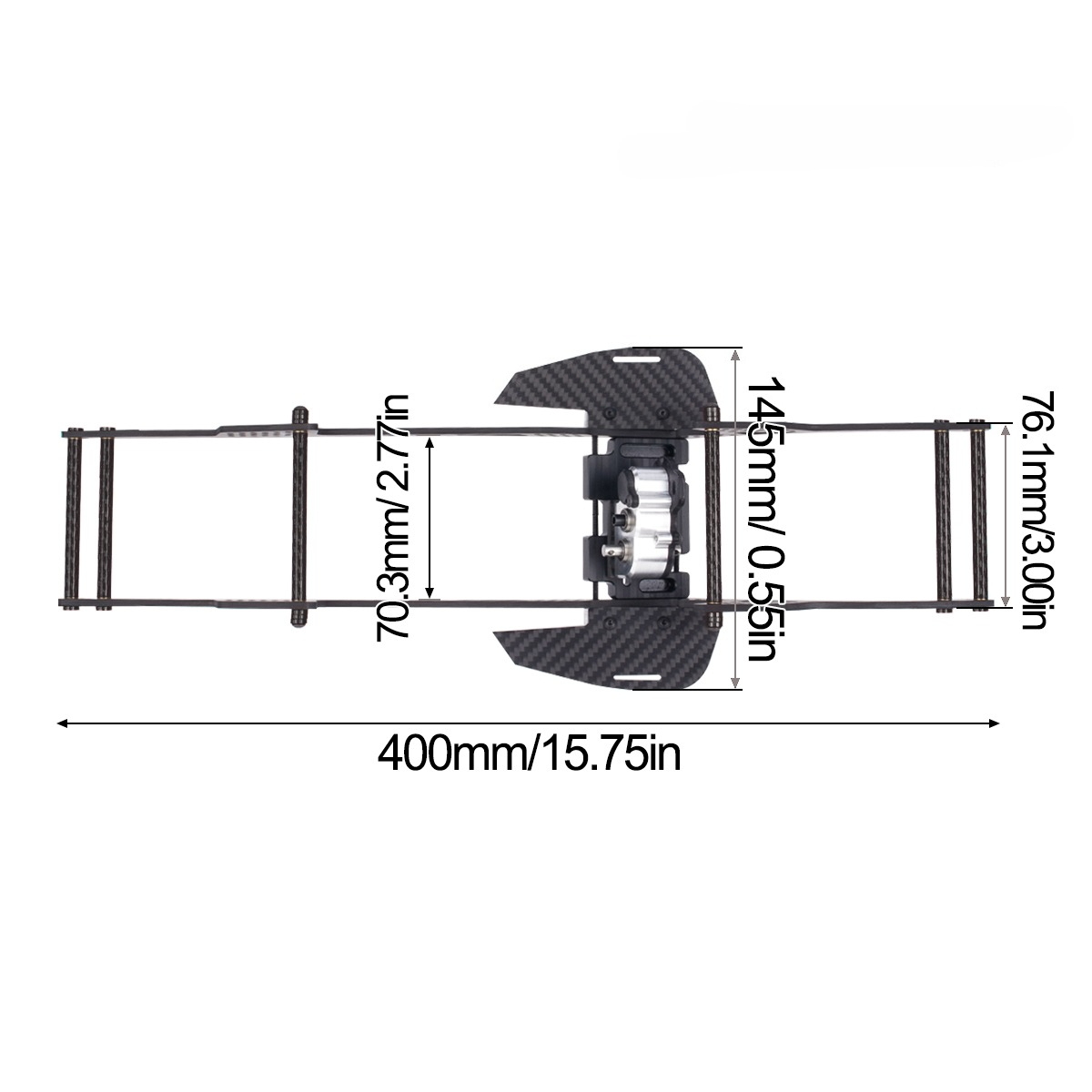 Kit Sasis LCG untuk 1/10 RC Cr - Rc Hobby Center ulasan dan harga